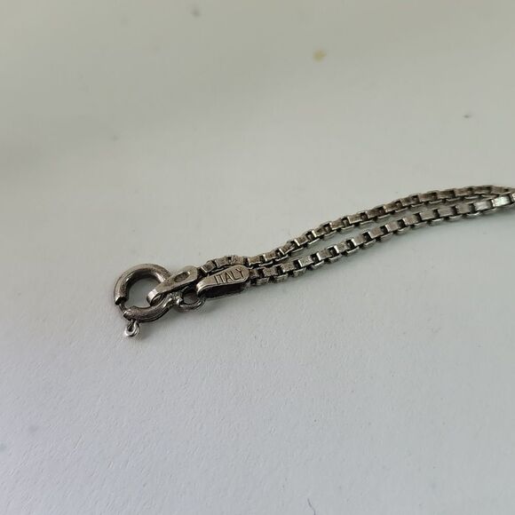 Vintage Sterling Silver Saint Christopher Pendant From Italy - Picture 6 of 8